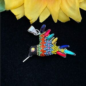 Sterling Silver Hummingbird pendant